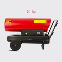 warm air blower fuel oil heater 70kw large power industrial diesel heater hot air stove dual display screen wx 70a