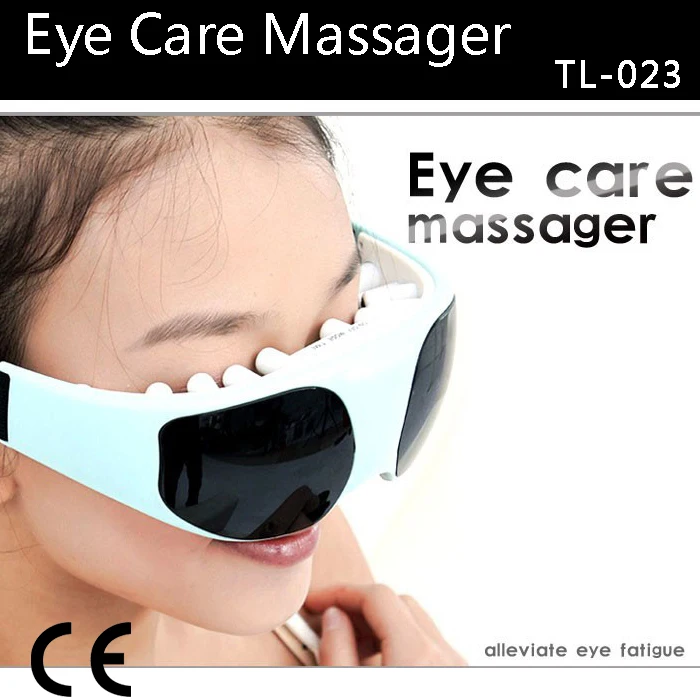 Free Shipping 2015 New Mask 3 Use USB Migraine DC Electric and Battery Care Eye Massager TL 023|massage double|massage facial bedmassage