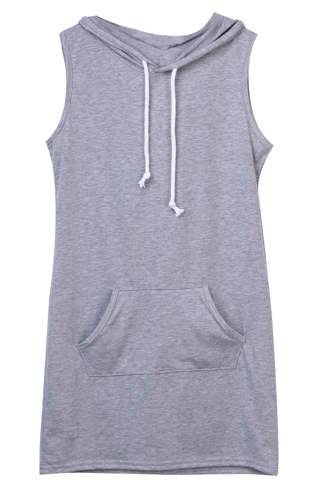 High Street Women Sexy Summer 2017 Sleeveless Hoodied Solid Bandage Bodycon Evening Party Fashion Casual Short Mini Dresses | Женская