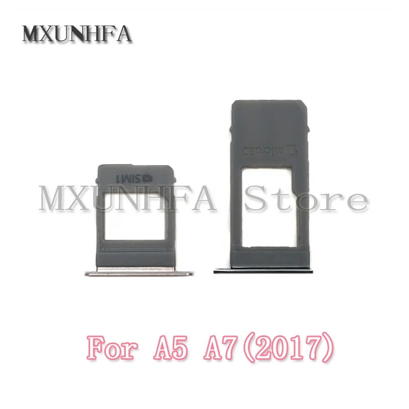 Лоток для двух и одинарных SIM карт Samsung Galaxy A5 A7 2017 A520 A720 SD Sim карта адаптер слот
