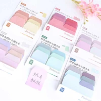 60 sheetspack kawaii watercolor japanese gradient color indexes memo pad sticky notes bookmark school office stationery supply
