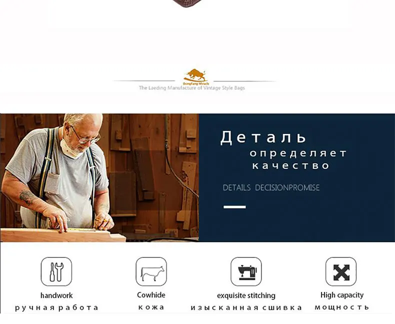 DongFang Miracle тонкий мужской кошелек из натуральной кожи, мужской кошелек из воловьей кожи, портмоне, маленькое мужское портмоне, многофункциональное портмоне