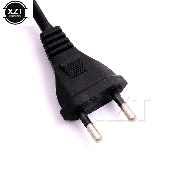 10 шт./лот Европейский штепсельный кабель питания 2 зубец шнур IEC 320 IEC320 C7 для