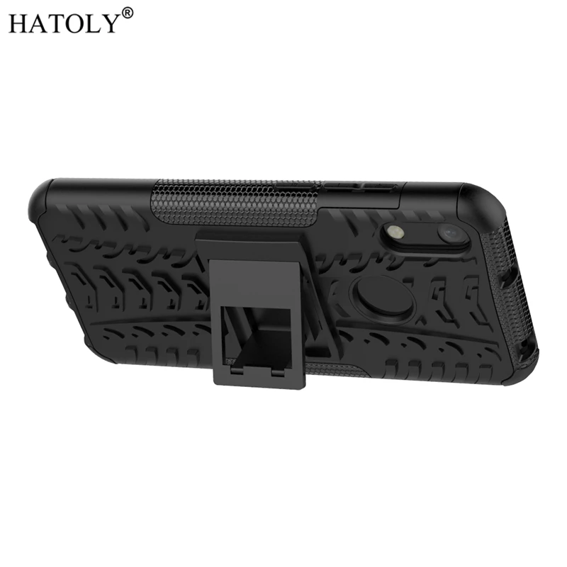 Для Huawei Y6 2019 чехол из силикона ТПУ ПК противоударный задняя крышка для 2019/Huawei Honor 8A