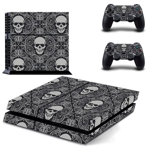 GYTM0101 Чистый цвет белый черный прозрачный PS4 кожи Стикеры наклейка винил для sony Playstation 4 консоли и контроллеры PS4 кожи Стикеры - Цвет: GYTM0101