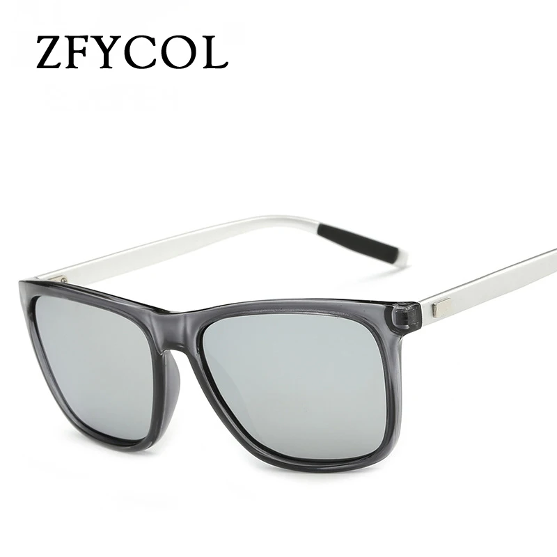 ZFYCOL Mens Sunglasses Brand Designer Retro Aluminum+PC Mirror Polarized Lens Vintage Eyewear Driver Sun Glasses For Men/Women | Аксессуары