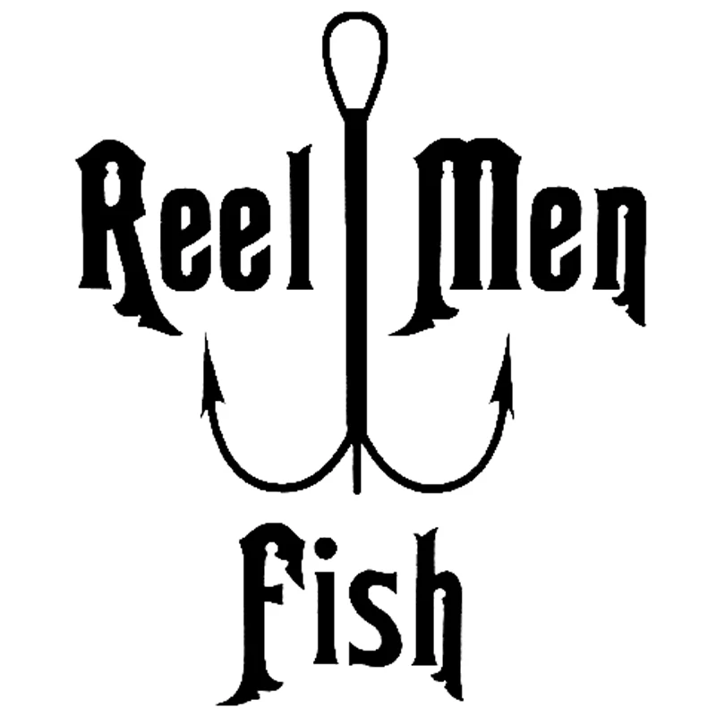 

10,2 см * 12,5 см Катушка мужская рыба модные Стикеры для автомобиля наклейки виниловые Фотообои