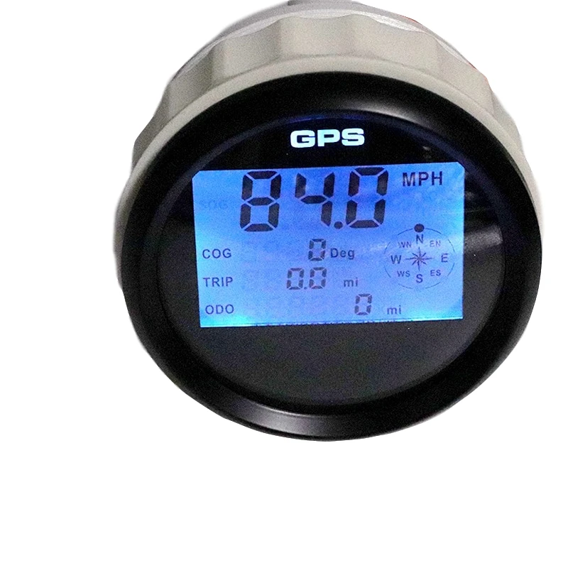 Цифровой Водонепроницаемый GPS Спидометр 85 мм одометр для авто морского грузовика
