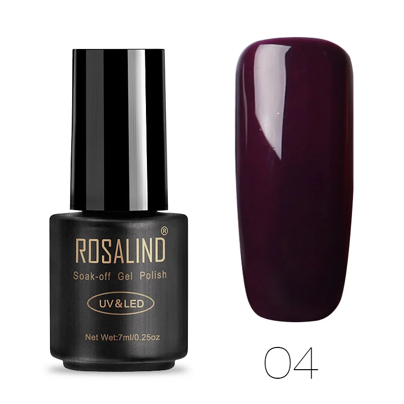 RA04 ROSALIND лак для ногтей 7 мл Быстросохнущий праймер для ногтей впитывающийся полуперманентный Лак предназначен для маникюра красоты акриловый УФ-лак - Цвет: RA04