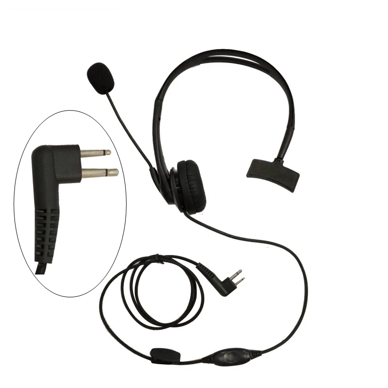 Наушники вкладыши с микрофоном и шумоподавлением для Motorola Radio GP88 GP2000 GP300 Walkie