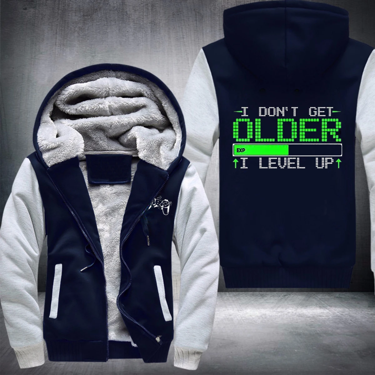 Новинка мужские толстовки Свитшот в стиле пэчворк с надписью i't get Not older game