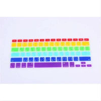 rainbow thai keyboard film protector for macbook air pro retina 13 15 17 laptop skin covers for mac book 13 15 gel