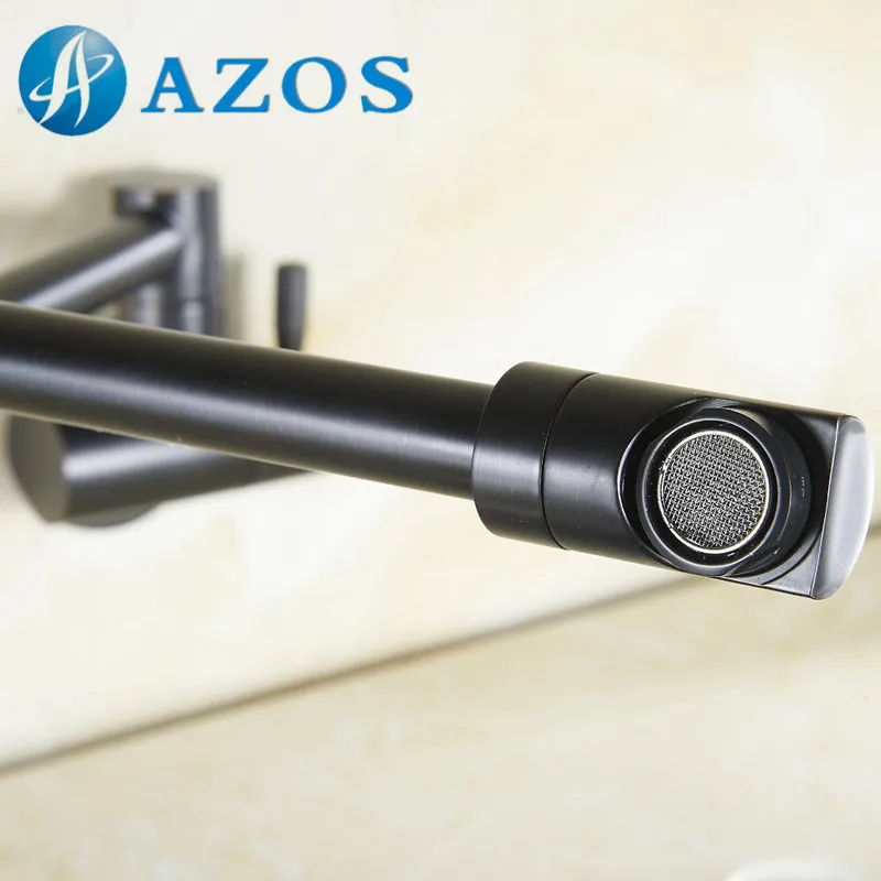 Single Handle Cold Folding Swing Pot Filler Articulating Basin Tap Oil Rubber Bronze Wall Mount Kitchen Faucet DLCF026C | Обустройство