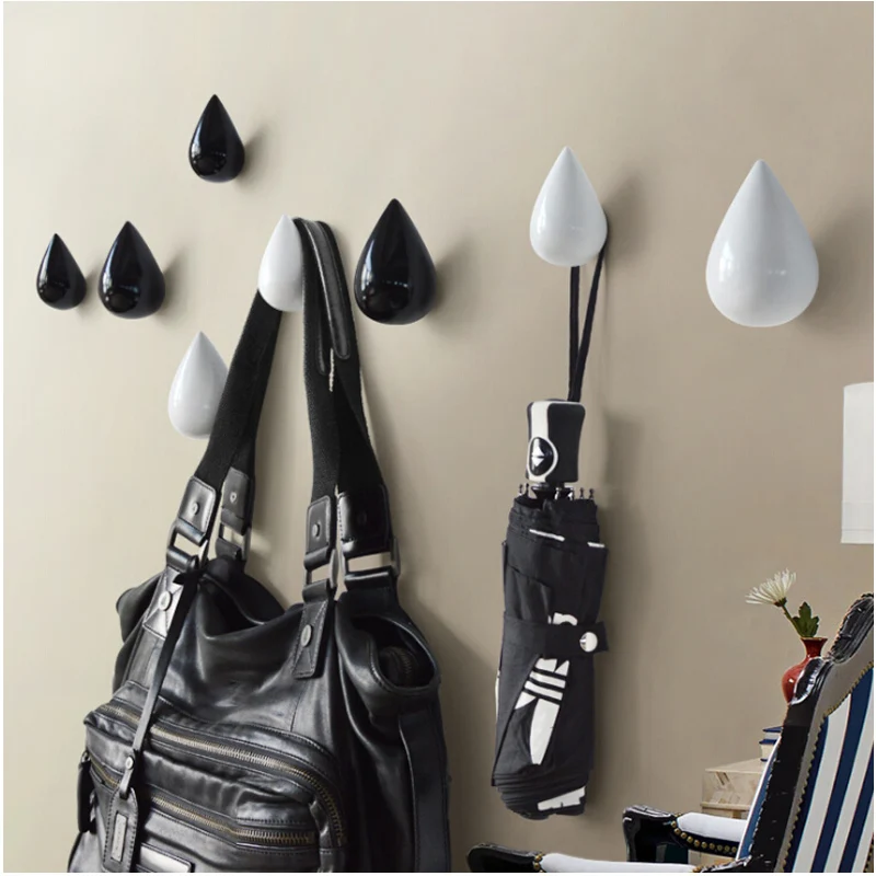 6 шт. крючки для пальто с изображением животных деревянные настенные