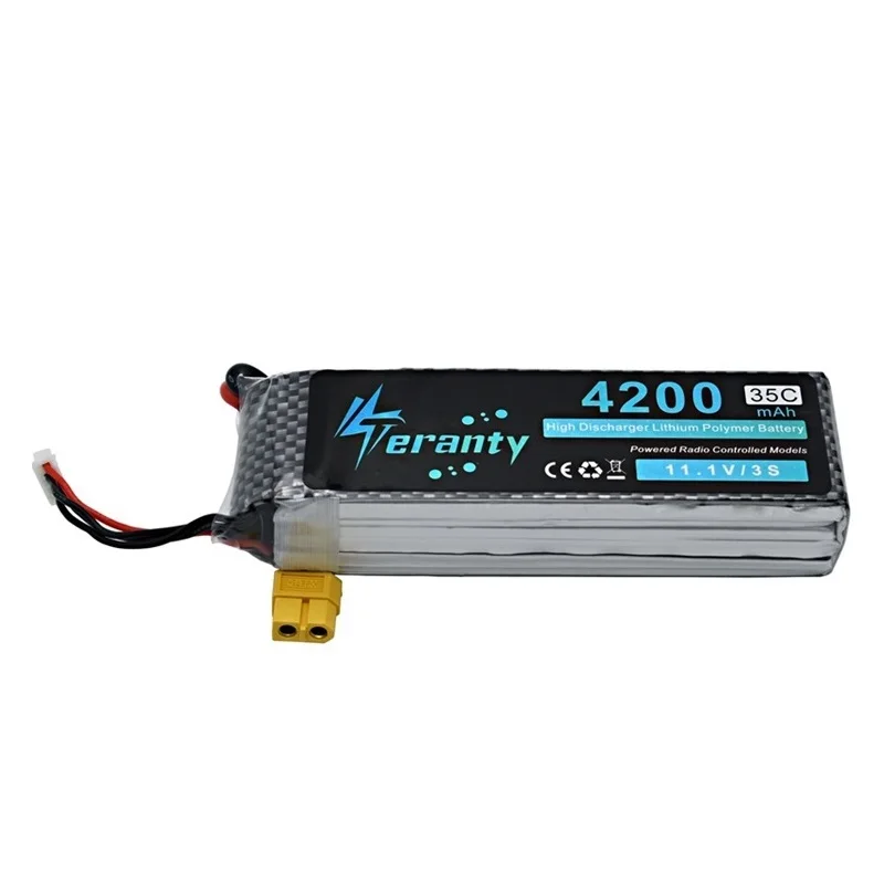 Аккумулятор Lipo 11 1 В 4200 мАч 35c Max 50c для радиоуправляемых машинок лодок вертолетов