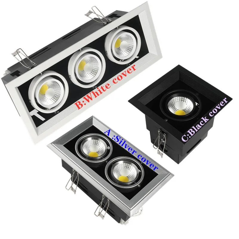 10 Вт 15 20 30 45 LED COB точечный светодиодный светильник с регулируемой яркостью AC85 265V