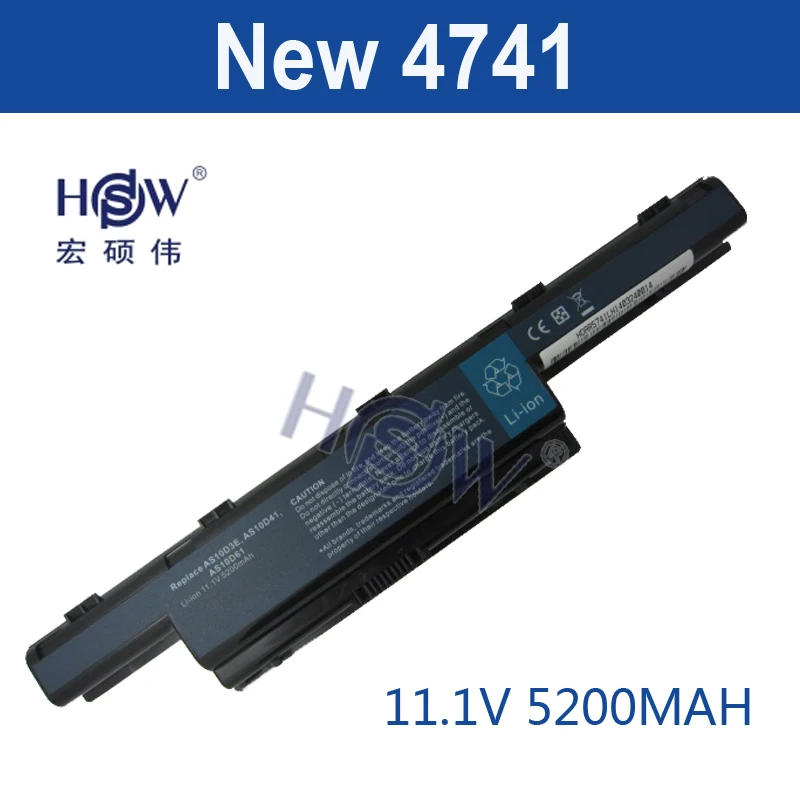 HSW 6 батарея для Acer Aspire 4741 5551 5552 5551G 5560 5560G 5733 5733Z 5741G 5741 AS10D31 AS10D51 AS10D61 AS10D71 AS10D75 |