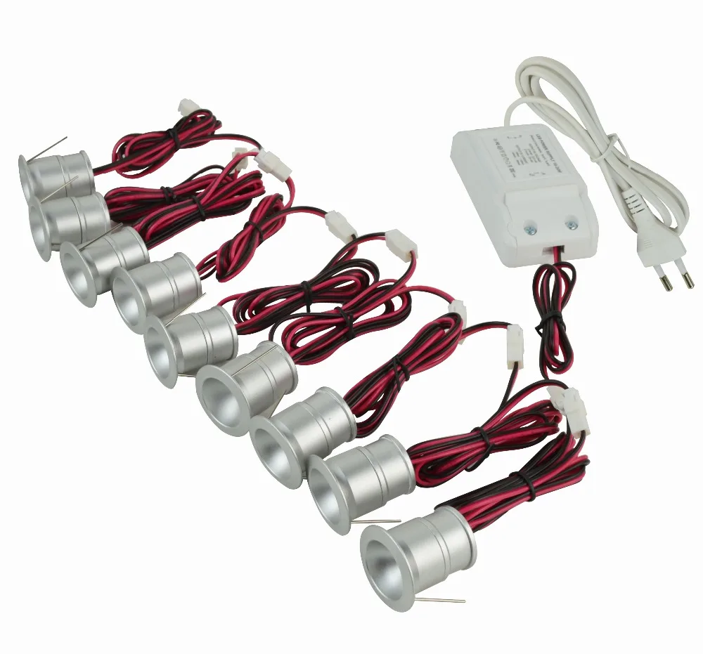Мини 1 Вт выставка led свет лампы затемнения downlight 110 240 В пятно света в помещении