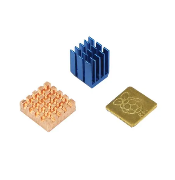 Raspberry Pi 3 Model B + Plus Heat Sink 1 Aluminum 2 Copper with Logo Cooling Pad disipador Heatsink for B+/3 | Компьютеры и офис