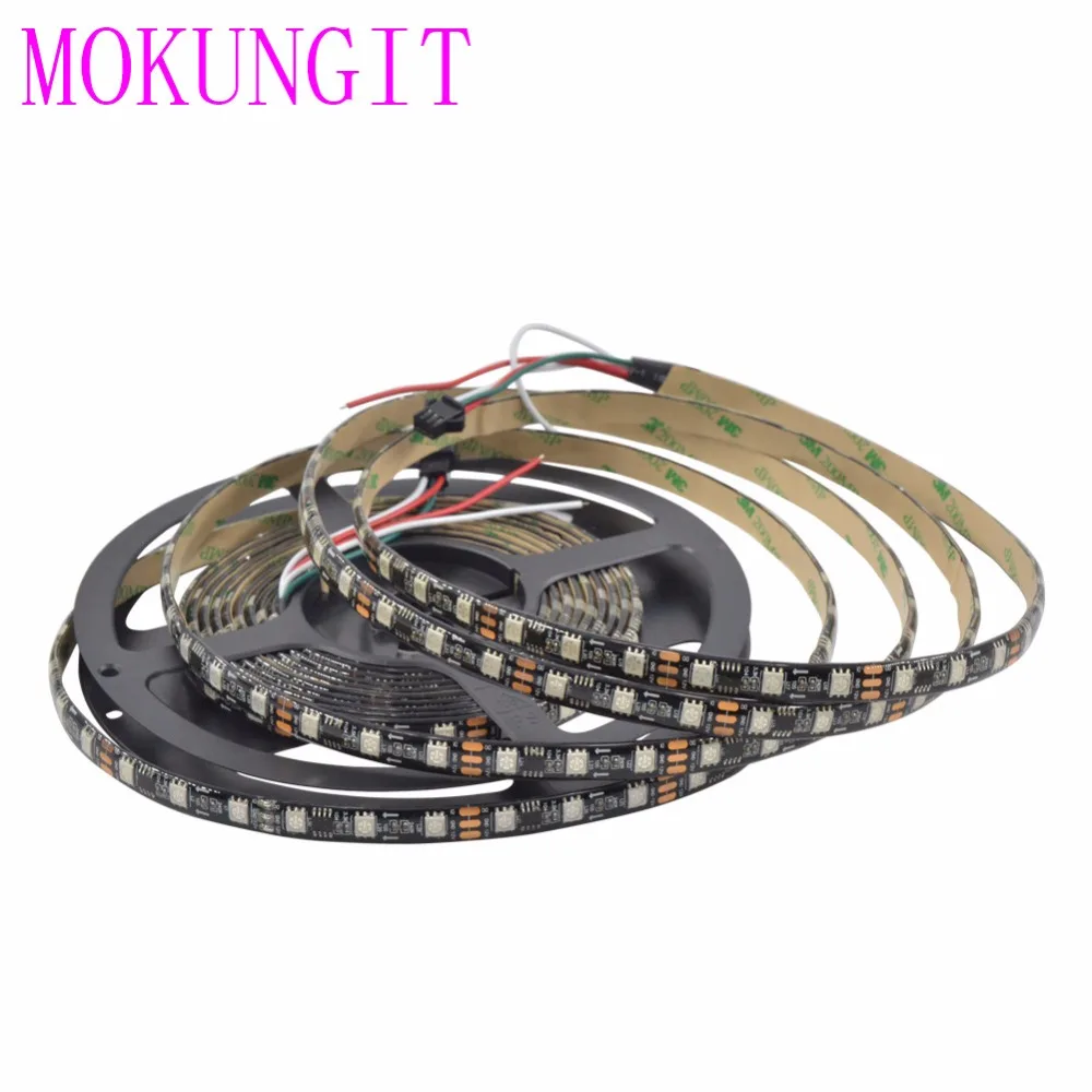 Mokungit 100M 20X5M DC12V WS2811 20 пикселей 60leds/M 5050 RGB SMD LED цифровая мечта цветная светодиодная
