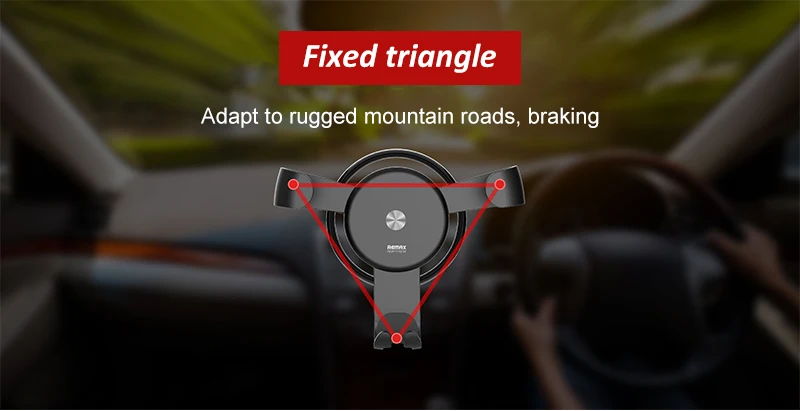 Автомобильный держатель для телефона remax Gravity reaction, держатель с креплением на вентиляционное отверстие, держатель с зажимом для сотового телефона, подставка для iphone, xiaomi, redmi, gps, huawei, автоматическая блокировка