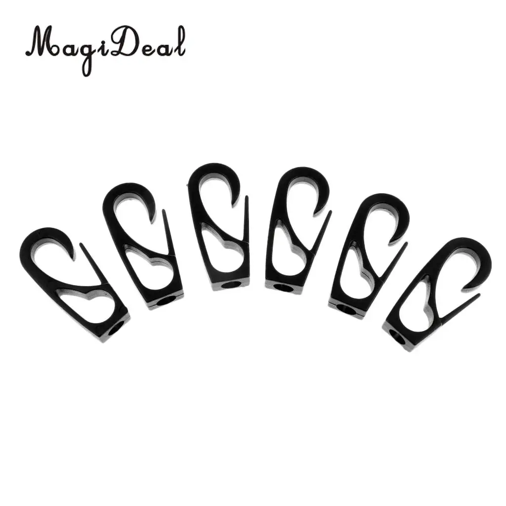 MagiDeal Pack 6 байдарка каноэ лодка мм Банджи Эластичный шнур шок конец шнура Крюк