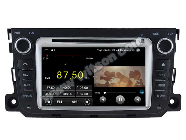 WITSON Android 9 1 автомобильный gps-навигатор для MERCEDES-BENZ SMART 2010-2014 2 Гб RAM 16 FLASH + DAB OBD TPMS DVR