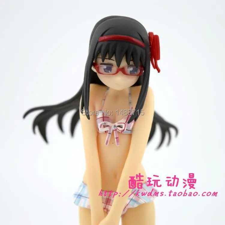 Новый Comic Аниме Akemi Homura Puella Magi Madoka Magica Quarter Wave сексуальный милый купальник 6 5