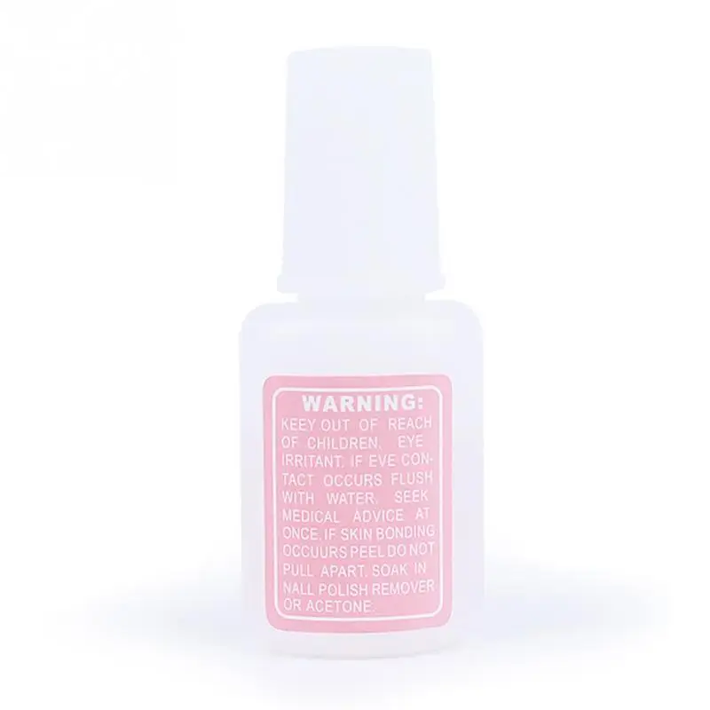 5 шт. или 1 искусственный клей для ногтей хорошего качества розовые Бутылочки клея