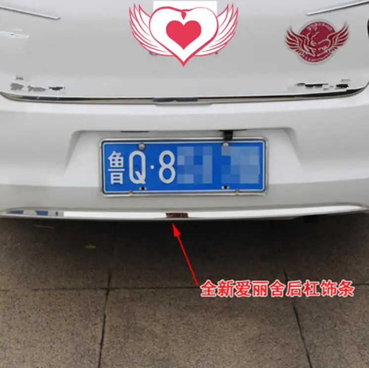 Автомобильные детали отделка задней двери из нержавеющей стали отделочная