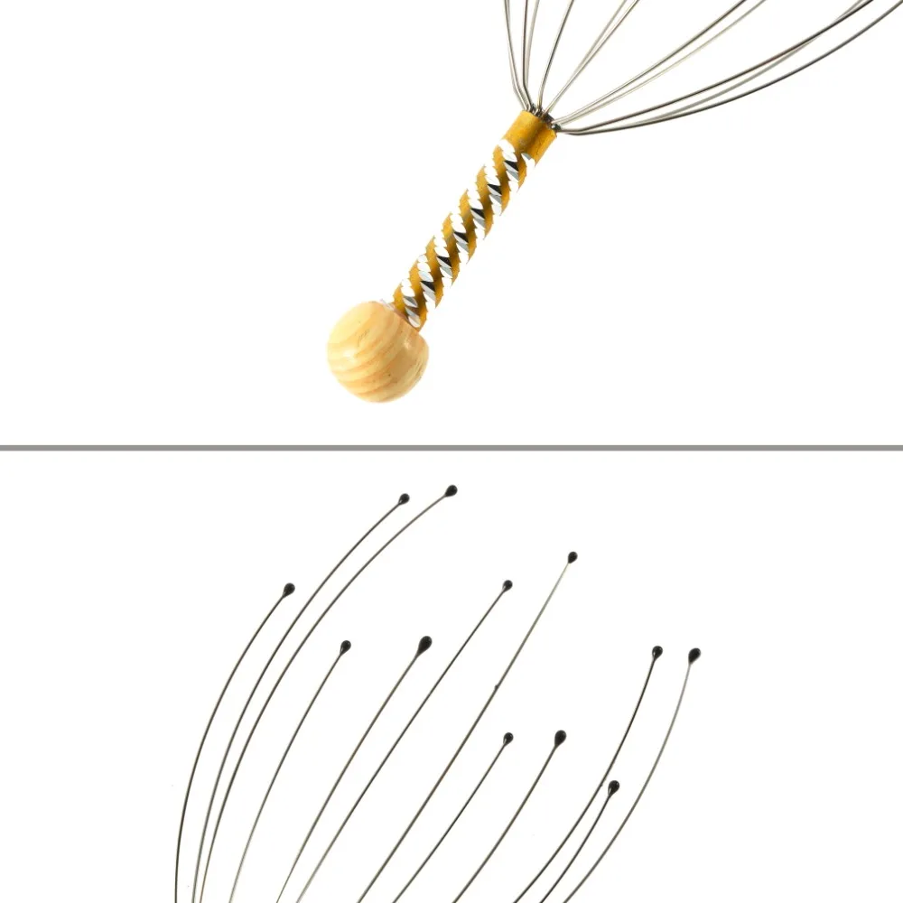 

1pc Multifunctional Anti-Stress Head Massager Relieve Paid Stress Release Massage Tool Set Health Care Relax