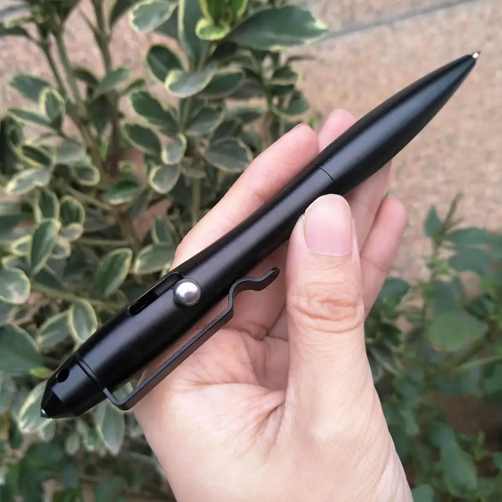 

High Quality Portable Tactical Pen Self Defense Supplies Emergency Glass Breaker Aluminum Alloy Bolt Switch Gift Box