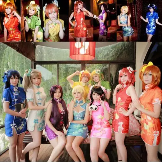 

Новый аниме Love Live Sunshine Косплей Lovelive Нико Маки Кодори Нозоми Кодори кибер Фея Свадьба Русалка Любовь живой чонсам