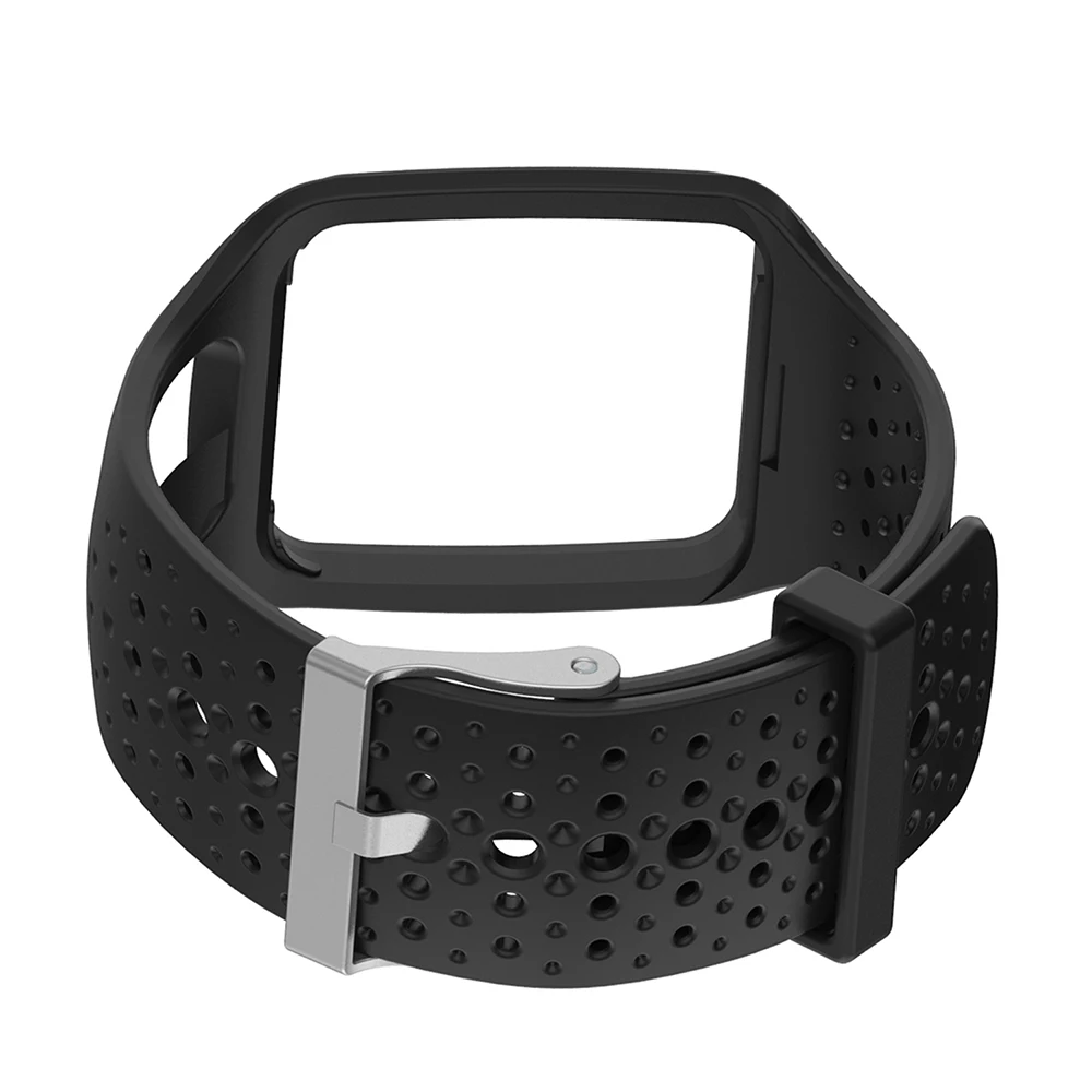 Мягкий силиконовый сменный ремешок для телефона браслета часов TomTom Runner Cradio 1 (1 я