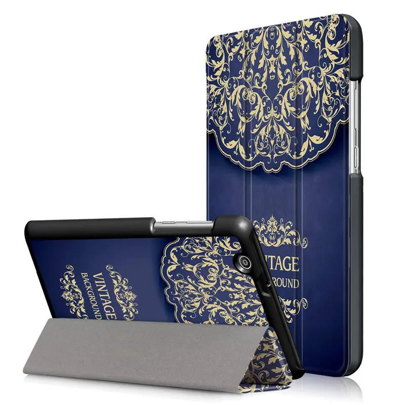 OSHT Тонкий магнитный складной чехол для huawei MediaPad T3 7,0 BG2-U01 Funda чехол для huawei MediaPad T3 7 3g версия Чехол+ пленка - Цвет: OSHT