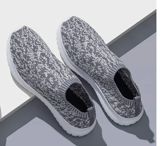 gray42 Xiaomi UREVO, размеры 36-45, повседневная мужская и женская обувь, светильник для отдыха, вязаные мужские спортивные носки для кроссовок, носки для носки, умный дом - Цвет: gray42