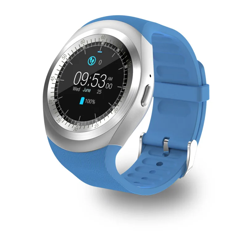 2018 Y1 circle screen Smart Watch support Nano SIM Card and TF With Whatsapp Facebook & Twitter APP smartwatch on sale | Электроника
