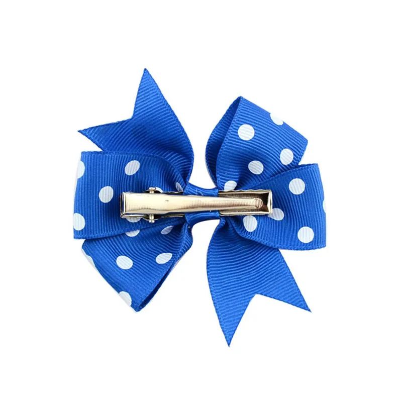 

Polka Dot Grosgrain Ribbon Bows with Alligator Clip Kids Girls DIY Bow Tie Hairpins Baby Pins Headwear Hair Accessorises