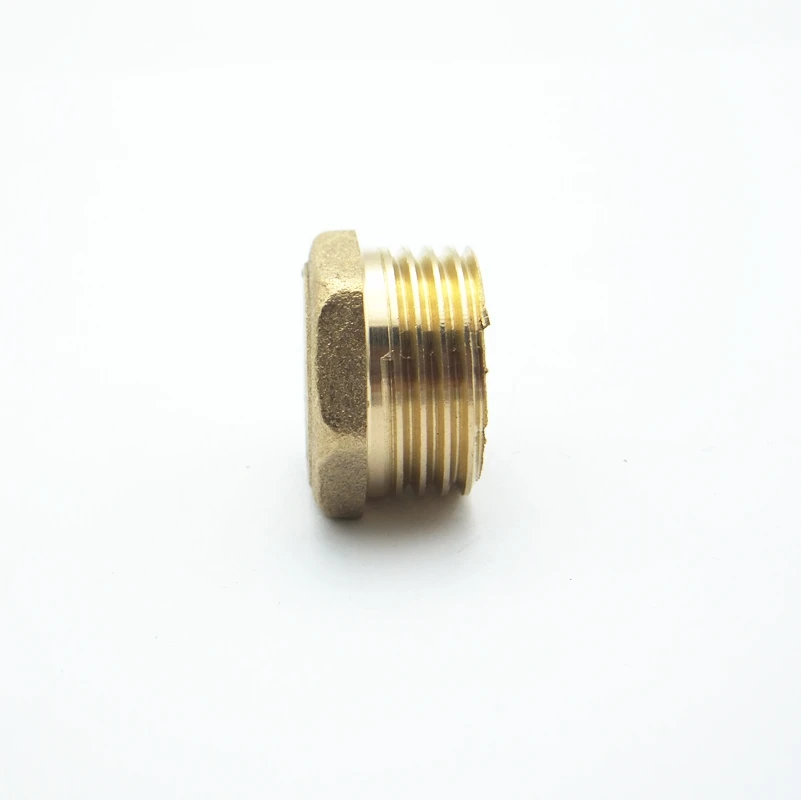 1/2 &quotBSP Мужская резьба Латунная Труба Шестигранная головка латунная Торцевая