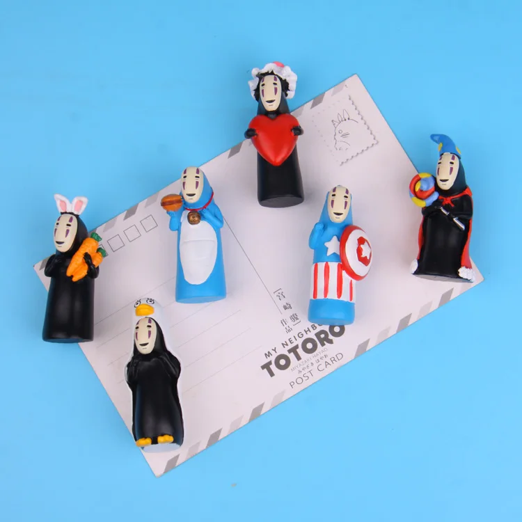 3D мультфильм без лица мужские магниты на холодильник стикер сообщений смешные