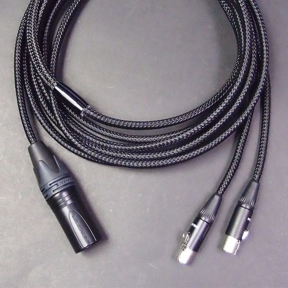 Бесплатная доставка Холдейн 4pin XLR сбалансированный мужской обновления кабель