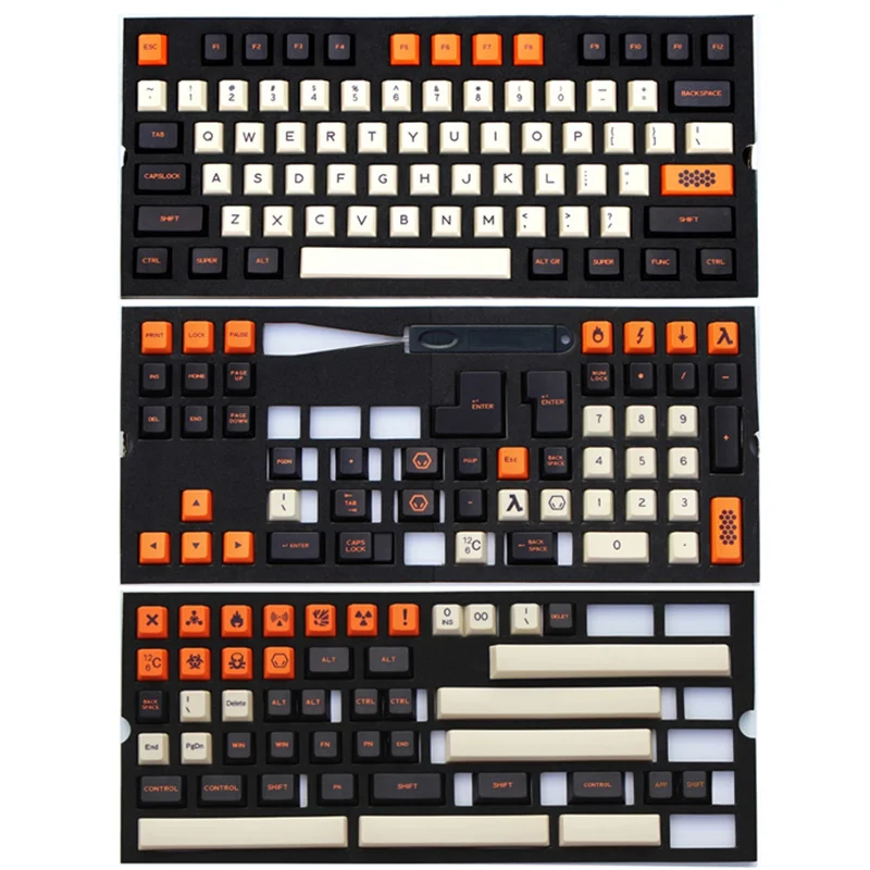 Карбоновые колпачки для ключей PBT краситель Sub ANSI iso cherry MX 172 набор 60%/TKL 87/104/108