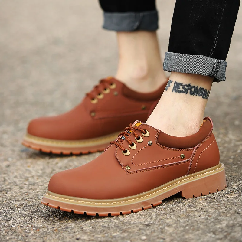 Бизнес Обувь New Высокого Качества Кожа Мужчины Модная на Шнурках Oxfords Платье