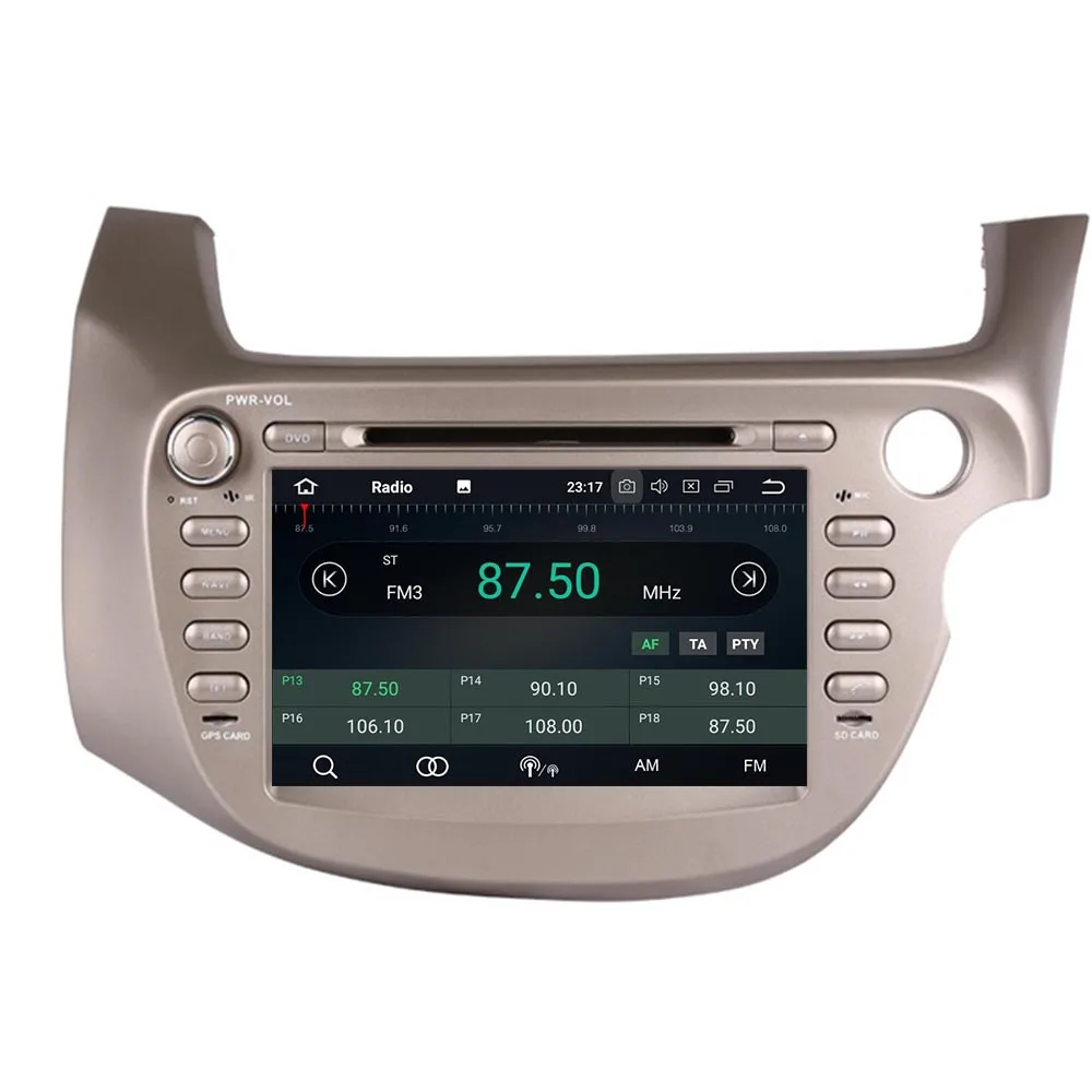 8 дюймов android 10 автомобильный dvd gps плеер для honda fit RHD 2006-2019 авто радио навигация