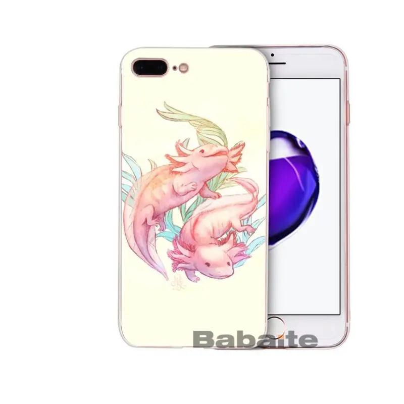 A15 Babaite Прозрачный чехол для телефона с милыми животными Axolotl для iPhone 8 7 6 6S Plus X XS MAX 5 5S SE XR Cellphones11 11pro 11promax - Цвет: A15