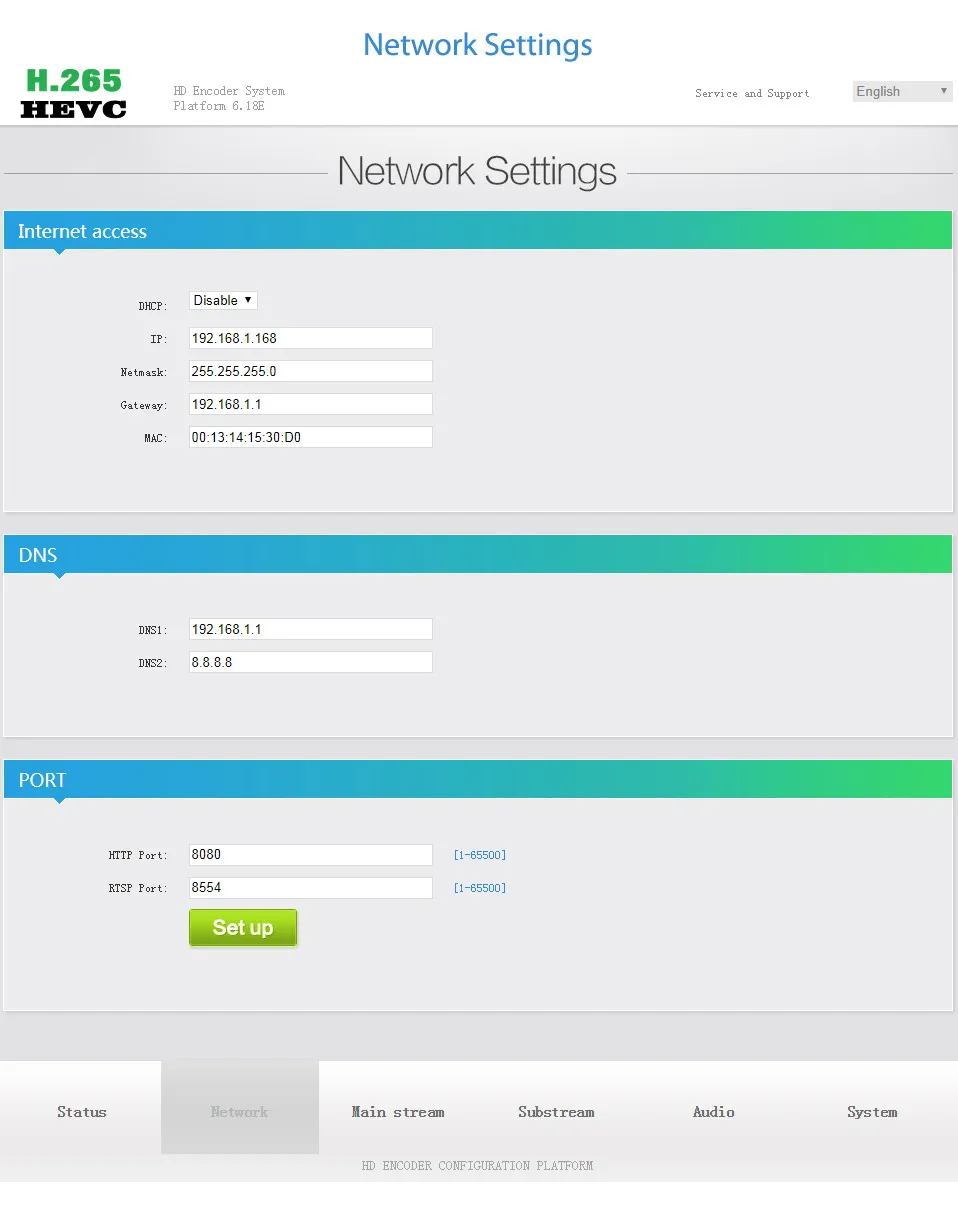 Mine E1005S H.265 HDMI видео энкодер для IPTV, прямая трансляция по RTMP HTTP RTSP HDMI видео кодер