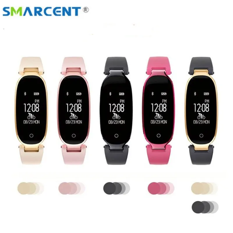 S3 Lady Bluetooth водонепроницаемые женские модные Смарт часы монитор сердечного ритма