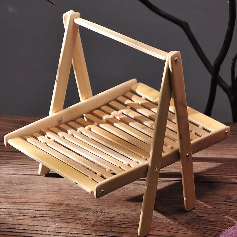 Bamboo tray goose intestines frame hot pot barbecue beef mutton shop creative duck hanging shelf hanger bacon food | Дом и сад