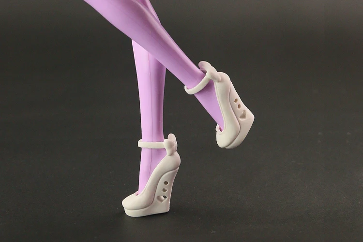 Новое поступление Высококачественная оригинальная обувь для Monster High кукольный вырез красивые белые туфли кукольные аксессуары