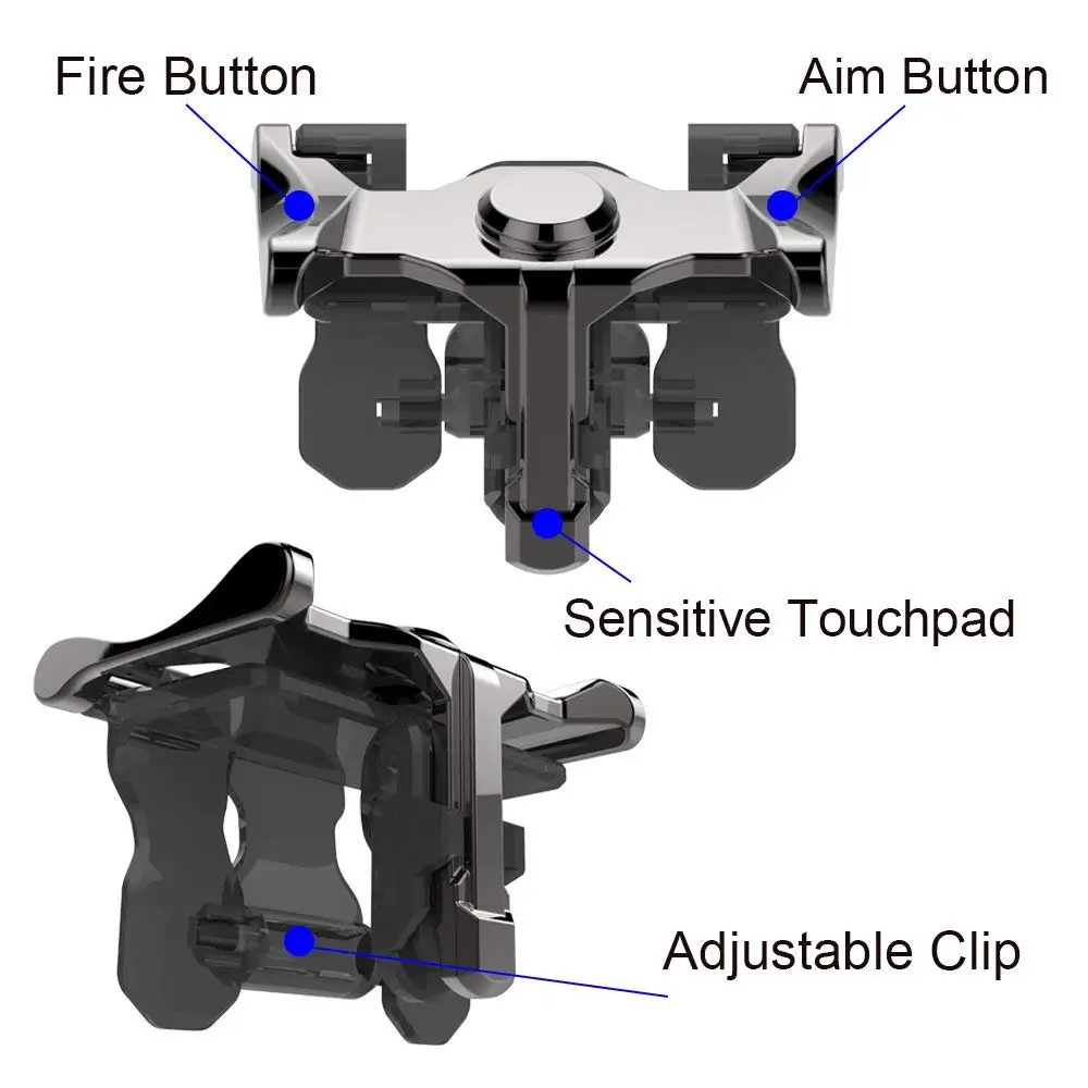 Портативный L1R1 игровой триггер от смартфона шутер контроллер Кнопка для